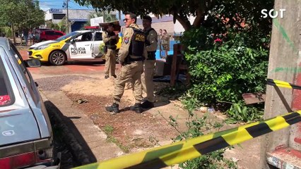 Jovem é morto a tiros em frente a imóvel no Loteamento Sanga Funda, em Cascavel