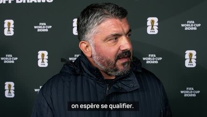 Italie - Gattuso : "Une grande responsabilité"