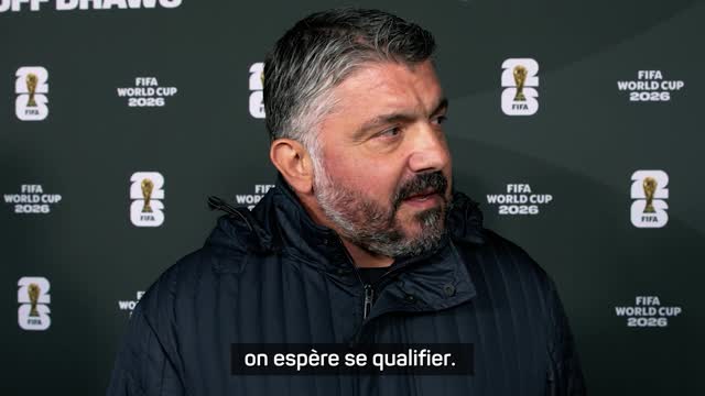 Italie - Gattuso : "Une grande responsabilité"