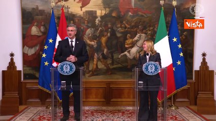 Il premier croato Plenkovic in italiano: Grazie Giorgia per avermi accolto a Roma