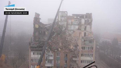 Las autoridades de Ternópil buscan a supervivientes entre los escombros