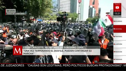 César Cravioto habla sobre la marcha Gen Z y su avance hacia el Zócalo CDMX