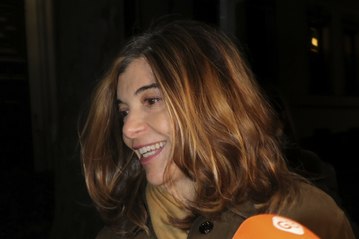 Xandra Falcó acude al concierto homenaje a la duquesa de Alba en Liria