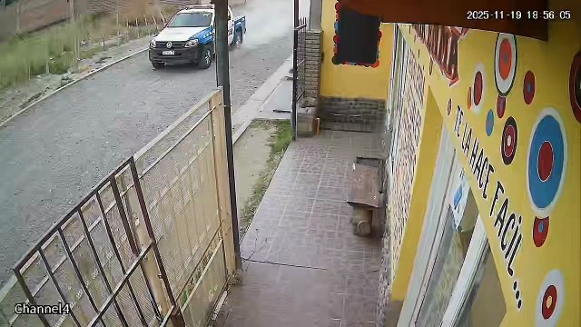 Así circulaba el móvil policial que atropelló a una nena de ocho años en Neuquén