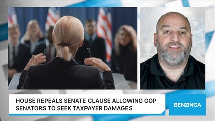House Repeals Senate Clause Allowing GOP Senators To Seek Taxpayer Damages