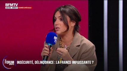 FORUM BFMTV - Laura, sophrologue de 32 ans, juge la politique française "impuissante" face à la délinquance