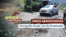 Vías colapsadas en Guatemala por corrupción