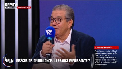 FORUM BFM -  “À partir du moment où un gamin commence à avoir un décrochage scolaire, il se passe quelque chose”, explique Saïd, médecin