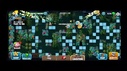 KRAKEN'S LAIR, Diggy's Adventure, ATLANTIS, SIDE STORY, Tasks of the Story only.