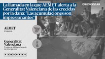 Aemet advierte a Emergencias de la Generalitat de 
