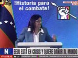 Vpdta. Rodríguez: Después de más de 2 meses de campaña psicológica el pueblo venezolano está de pie