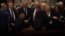 Joe Biden and Kamala Harris Reunite at Dick Cheney's Funeral After Tense Revelations in Her New Book