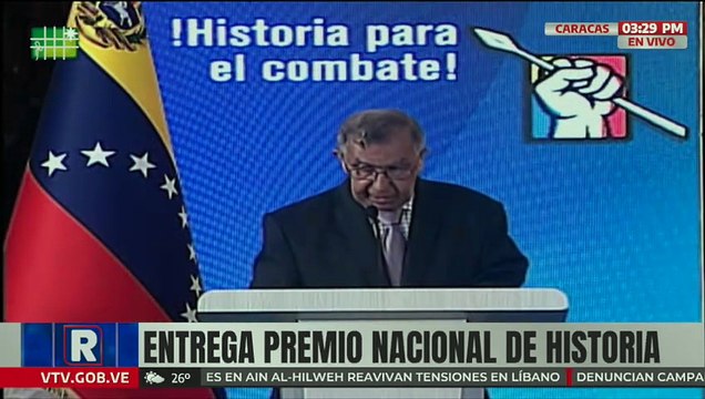 Autoridades nacionales lideran la entrega del Premio Nacional de Historia 2023-2025