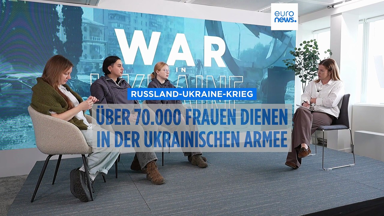 'Wir haben nur eine Heimat': Zehntausende ukrainische Frauen bleiben und kämpfen