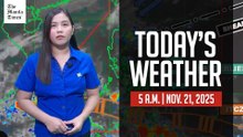 Today's Weather, 5 A.M. | Nov. 21, 2025
