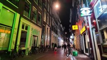 Busy Nightlife in Amsterdam 4K Night Walking Tour 2025