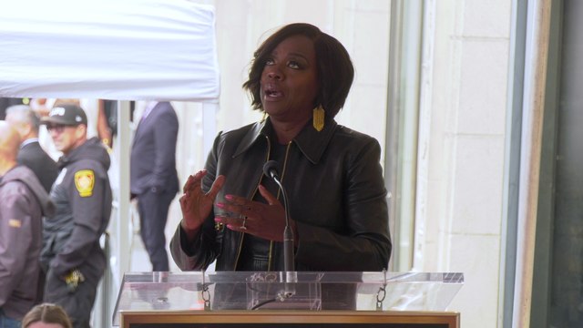 Viola Davis gives an emotional speech at Chadwick Boseman's posthumous Hollywood Walk of Fame star ceremony