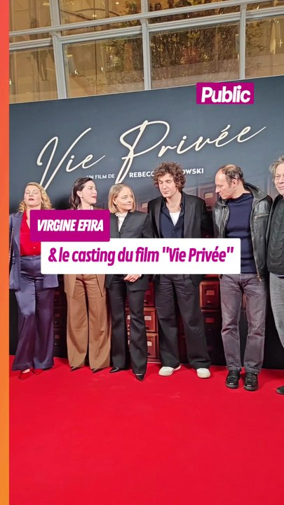 Le casting complet du film "Vie Privée" à l’avant-première. Avec Jodie Foster, Virginie Efira, Vincent Lacoste