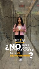 ¿Ya sabes dónde te toca votar?