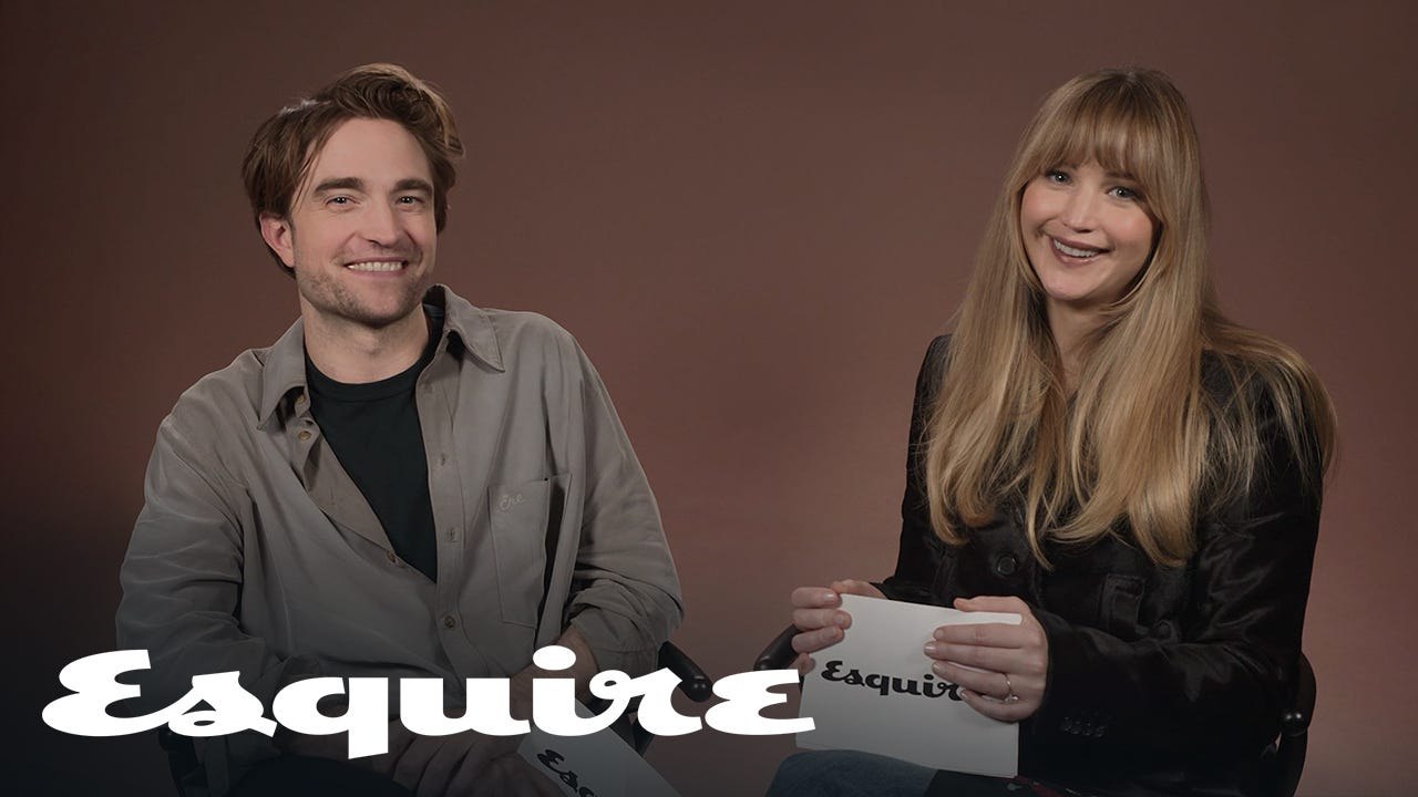 Robert Pattinson Thinks Jennifer Lawrence’s Love of TV Is a "Shtick" | Inquiring Minds | Esquire