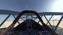 Regia Aeronautica Fiat CR 42 Falco guns vs 6 artilleries and a truck IL⭐2 dw Tobruk