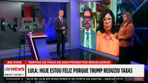 Redução de taxas: Lula comemora decisão de Trump em Salão do Automóvel