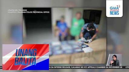 P133.6M halaga ng hinihinalang cocaine, natagpuan sa dalampasigan ng Linapacan | Unang Balita