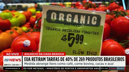 EUA retiram tarifas de 40% de 269 produtos brasileiros;  Denise Campos de Toledo comenta