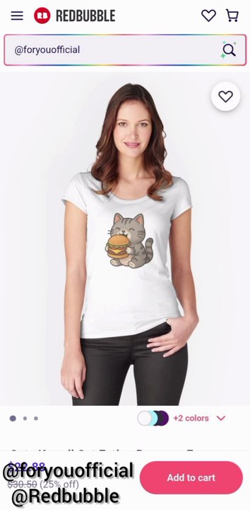 Cute Kawaii Cat Eating Burger – Funny Cheeseburger Lover Cartoon Design
