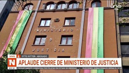 ESTO DICE EL ABOGADO OTTO RITTER TRAS EL CIERRE DEL MINISTERIO DE JUSTICIA