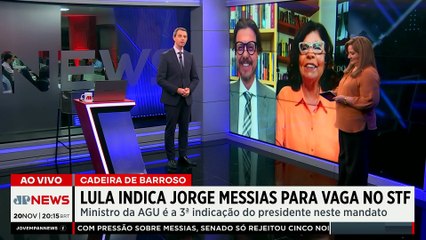 Indicação ao STF: Lula escolhe Jorge Messias para a vaga de Barroso; Dora, Denise e Thulio avaliam