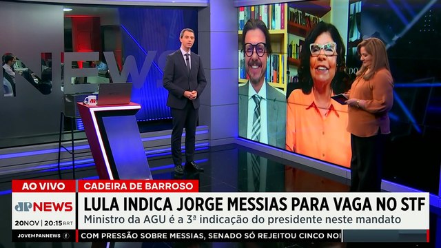 Indicação ao STF: Lula escolhe Jorge Messias para a vaga de Barroso; Dora, Denise e Thulio avaliam
