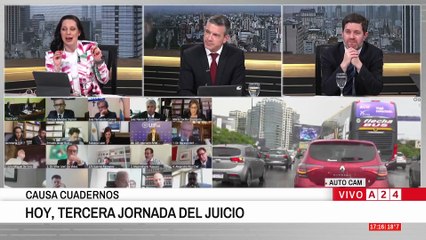 TERCERA AUDIENCIA DEL JUICIO DE LOS CUADERNOS: AUSENTE CRISTINA KIRCHNER