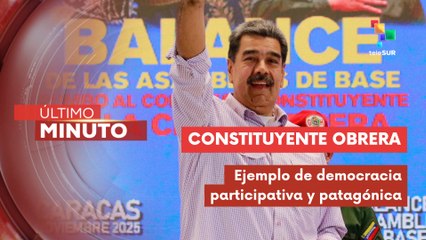 Pdte. Maduro respalda poder constituyente de la clase obrera venezolana