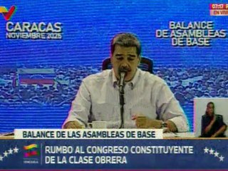 Presidente Maduro: Jamás ninguna amenaza podrá con la  paz y la fuerza de creación del país
