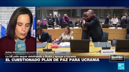 Informe desde Bruselas: UE rechaza plan de paz para Ucrania y pide incluir a Kiev en negociaciones