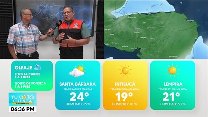Tiempo estable y seco en el territorio nacional este 21 de noviembre de 2025