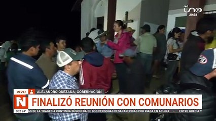 CONTINUA LA BUSQUEDA DE DOS PERSONAS DESAPARECIDAS