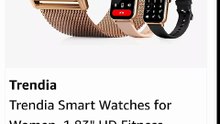 New .Smart Watches for Women, 1.83" HD Fitness Tracker (Answer/Make Calls), 120+ Sport Modes with Heart