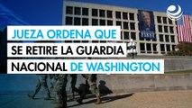 Jueza ordena al gobierno de Trump que retire la Guardia Nacional de Washington