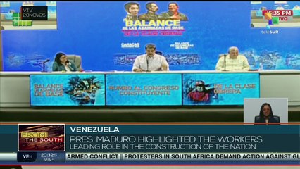 FTS 20:30 20-11: Pres. Nicolas Maduro highlighted workers leading role