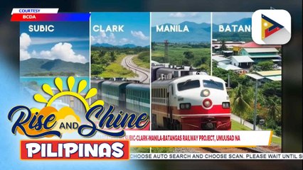 Planong pagtatayo ng Subic-Clark-Manila-Batangas railway project, umuusad na