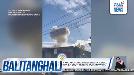 Lalaking kritikal ang lagay matapos ang pagsabog sa ilegal na pagawaan ng mga paputok sa Brgy. Tebeng, pumanaw na | Balitanghali