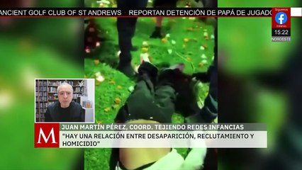 Juan Martín Pérez exige tipificar el reclutamiento forzado por el crimen organizado