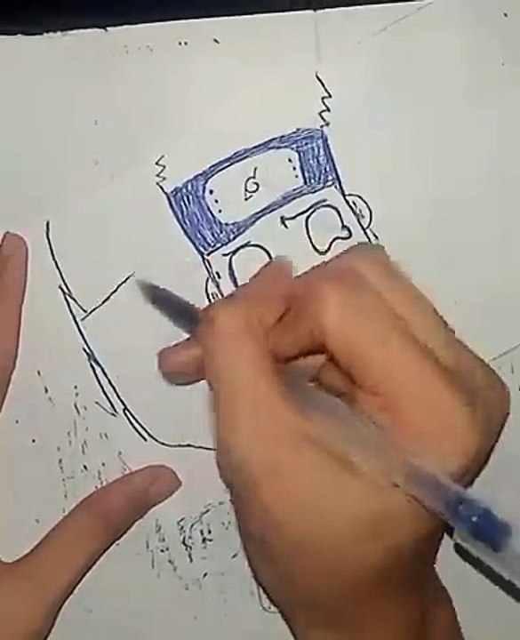Sasuke Uchiha Funny Face Drawing 🤣