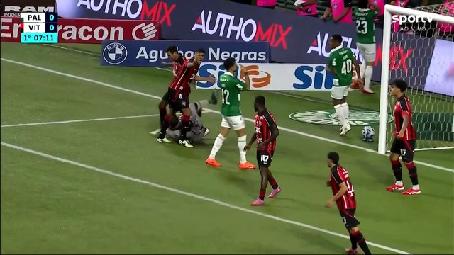 Palmeiras x Vitória (Campeonato Brasileiro 2025 37ª rodada) 1° tempo