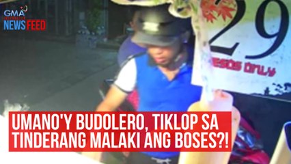 Umano'y budolero, tiklop sa tinderang malaki ang boses?! | GMA Integrated Newsfeed