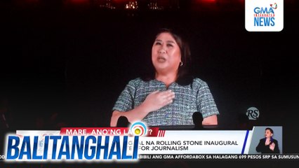 Jessica Soho, itinanghal na rolling stone inaugural hall of fame inductee for journalism | Balitanghali