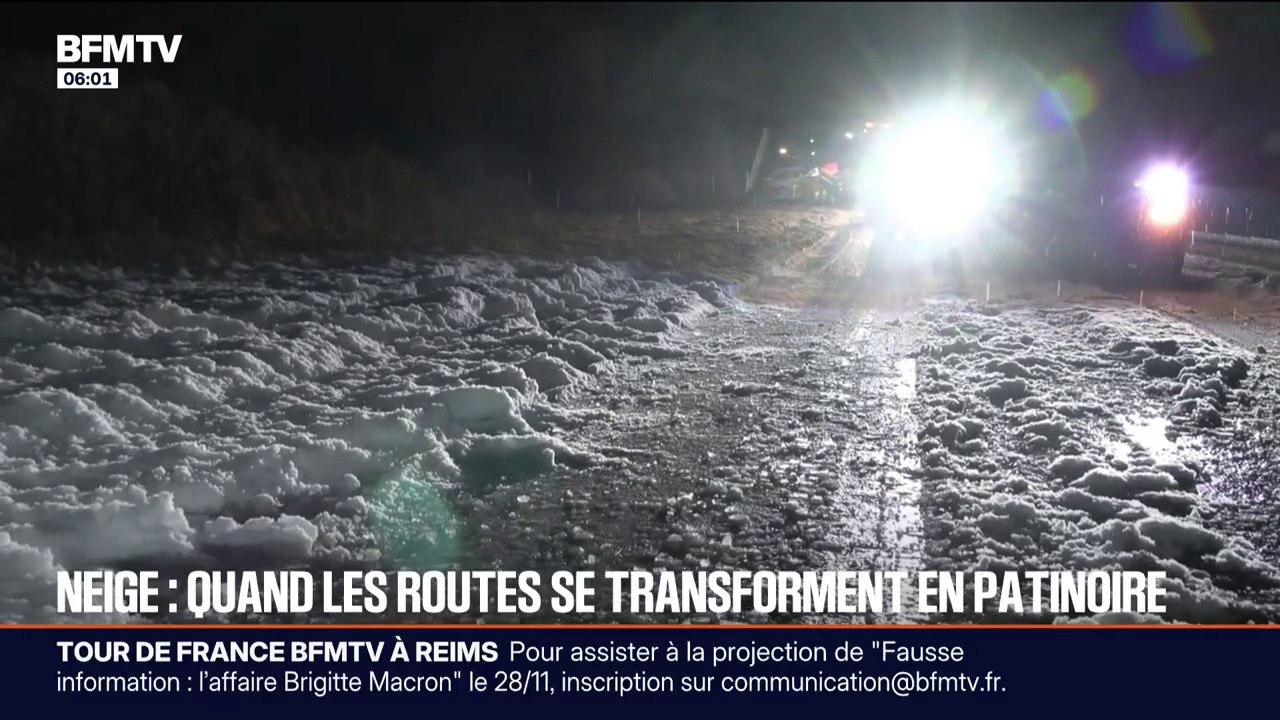 Doubs, Orne...la galère sur les routes à cause des chutes de neige