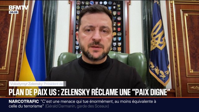 Guerre en Ukraine: Volodymyr Zelensky plaide pour une paix digne